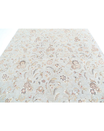 Artemix 8' 11" X 11' 7" Hand Knotted Wool Rug 8' 11" X 11' 7" (272 X 353) / Grey / Wool