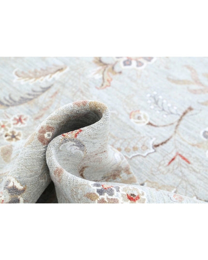 Artemix 8' 11" X 11' 7" Hand Knotted Wool Rug 8' 11" X 11' 7" (272 X 353) / Grey / Wool