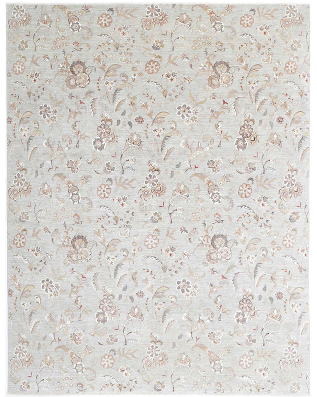 Artemix 8' 11" X 11' 7" Hand Knotted Wool Rug 8' 11" X 11' 7" (272 X 353) / Grey / Wool