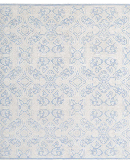 Artemix 8' 4" X 9' 6" Hand Knotted Wool Rug 8' 4" X 9' 6" (254 X 290) / Grey / Wool