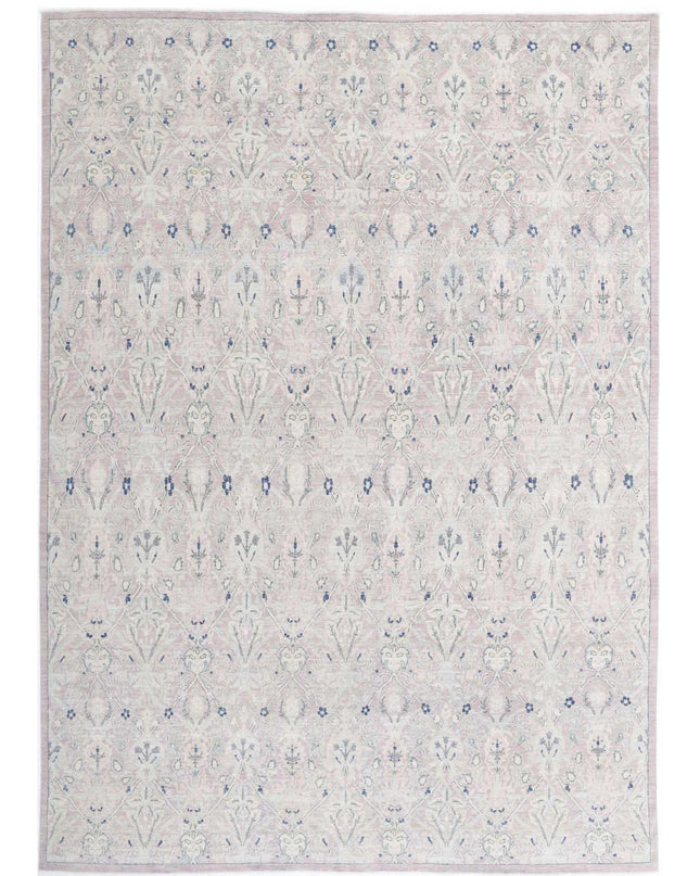 Artemix 9' 9" X 13' 7" Hand Knotted Wool Rug 9' 9" X 13' 7" (297 X 414) / Brown / Wool