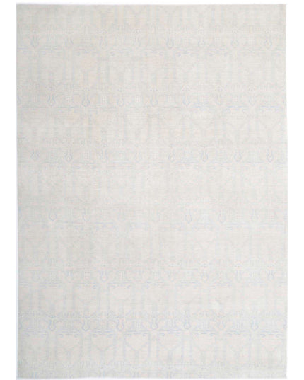 Artemix 8' 0" X 11' 3" Hand Knotted Wool Rug 8' 0" X 11' 3" (244 X 343) / Ivory / Wool