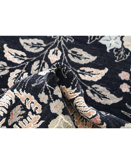 Artemix 3' 0" X 11' 1" Hand Knotted Wool Rug 3' 0" X 11' 1" (91 X 338) / Black / Wool