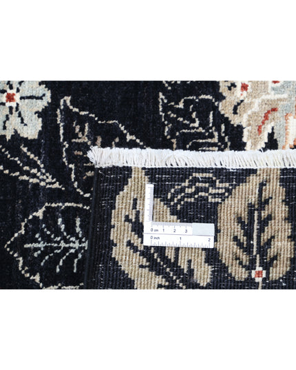 Artemix 3' 0" X 11' 1" Hand Knotted Wool Rug 3' 0" X 11' 1" (91 X 338) / Black / Wool