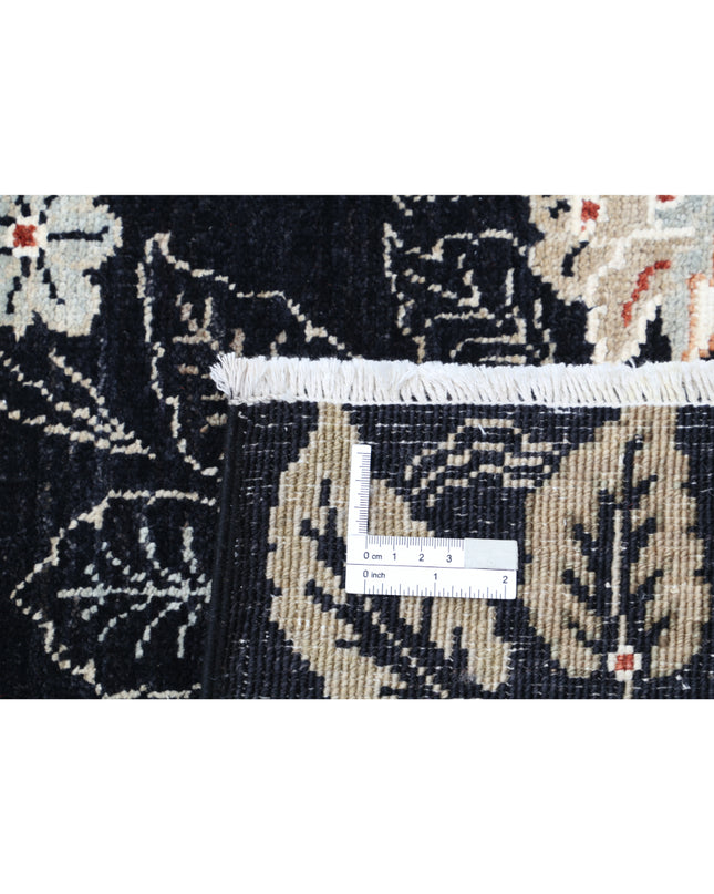 Artemix 3' 0" X 11' 1" Hand Knotted Wool Rug 3' 0" X 11' 1" (91 X 338) / Black / Wool