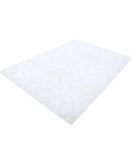 Artemix 6' 1" X 8' 10" Hand Knotted Wool Rug 6' 1" X 8' 10" (185 X 269) / Grey / Wool