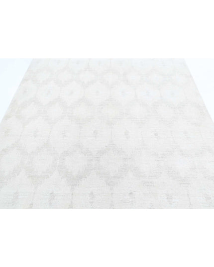 Artemix 6' 1" X 8' 10" Hand Knotted Wool Rug 6' 1" X 8' 10" (185 X 269) / Grey / Wool