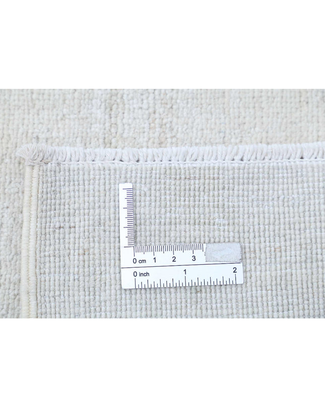 Artemix 6' 1" X 8' 10" Hand Knotted Wool Rug 6' 1" X 8' 10" (185 X 269) / Grey / Wool