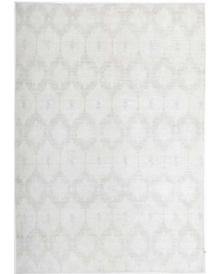 Artemix 6' 1" X 8' 10" Hand Knotted Wool Rug 6' 1" X 8' 10" (185 X 269) / Grey / Wool