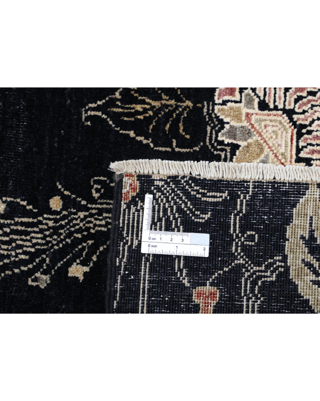 Artemix 9' 8" X 13' 4" Hand Knotted Wool Rug 9' 8" X 13' 4" (295 X 406) / Black / Wool