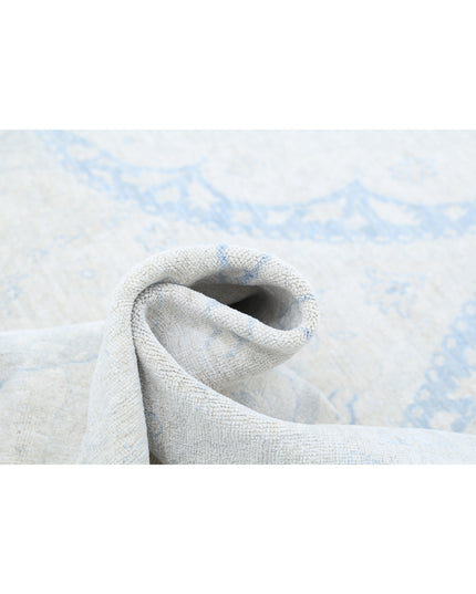 Artemix 6' 5" X 11' 11" Hand Knotted Wool Rug 6' 5" X 11' 11" (196 X 363) / Ivory / Wool