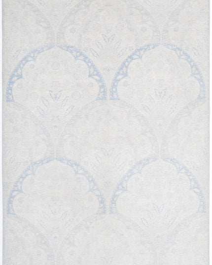 Artemix 6' 5" X 11' 11" Hand Knotted Wool Rug 6' 5" X 11' 11" (196 X 363) / Ivory / Wool