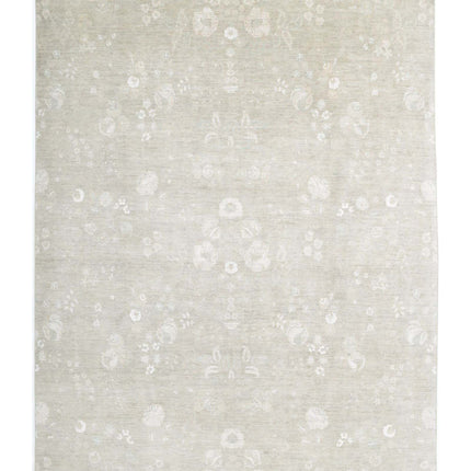 Artemix 9' 7" X 13' 5" Hand Knotted Wool Rug 9' 7" X 13' 5" (292 X 409) / Brown / Wool