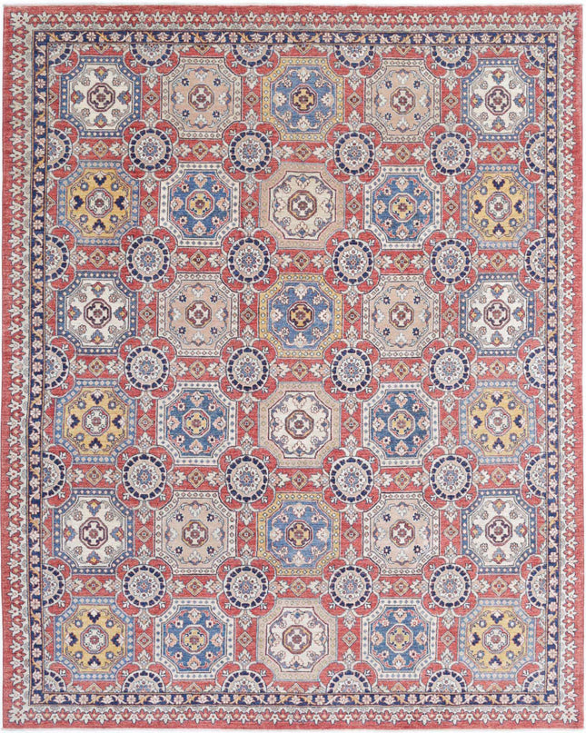 Artemix 8' 0" X 10' 0" Hand Knotted Wool Rug 8' 0" X 10' 0" (244 X 305) / Red / Wool