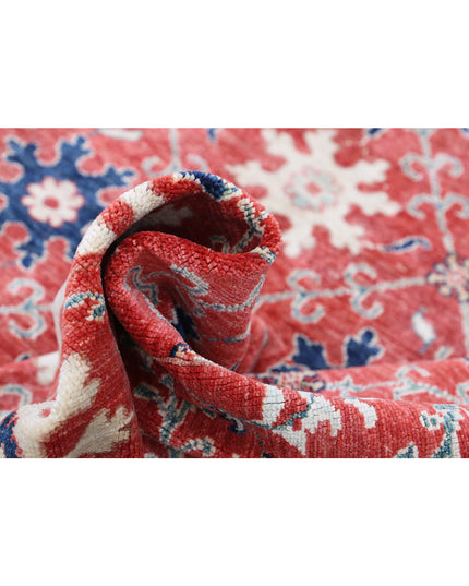 Artemix 8' 5" X 11' 5" Hand Knotted Wool Rug 8' 5" X 11' 5" (257 X 348) / Red / Wool