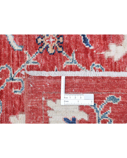 Artemix 8' 5" X 11' 5" Hand Knotted Wool Rug 8' 5" X 11' 5" (257 X 348) / Red / Wool