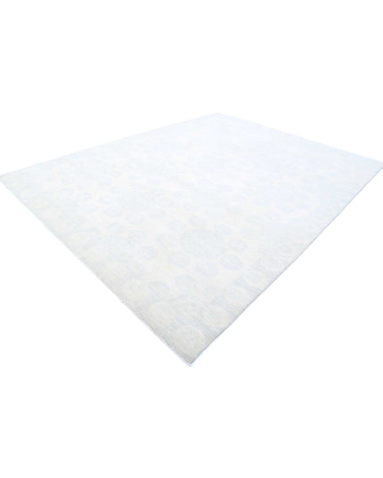 Artemix 8' 11" X 11' 7" Hand Knotted Wool Rug 8' 11" X 11' 7" (272 X 353) / Ivory / Wool