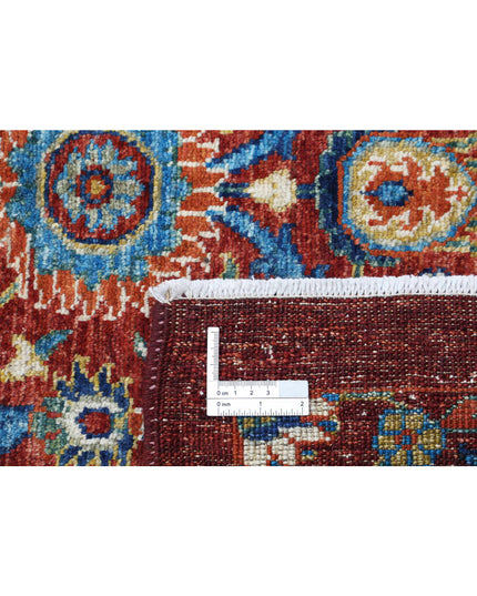 Artemix 9' 1" X 11' 7" Hand Knotted Wool Rug 9' 1" X 11' 7" (277 X 353) / Red / Wool