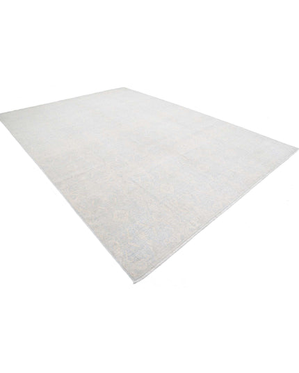 Artemix 9' 4" X 13' 1" Hand Knotted Wool Rug 9' 4" X 13' 1" (284 X 399) / Grey / Wool