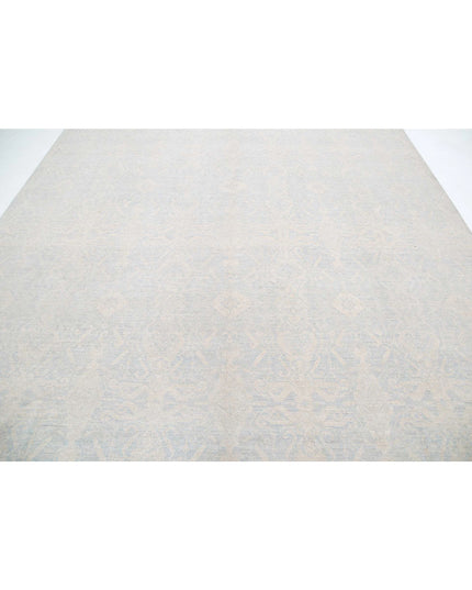 Artemix 9' 4" X 13' 1" Hand Knotted Wool Rug 9' 4" X 13' 1" (284 X 399) / Grey / Wool