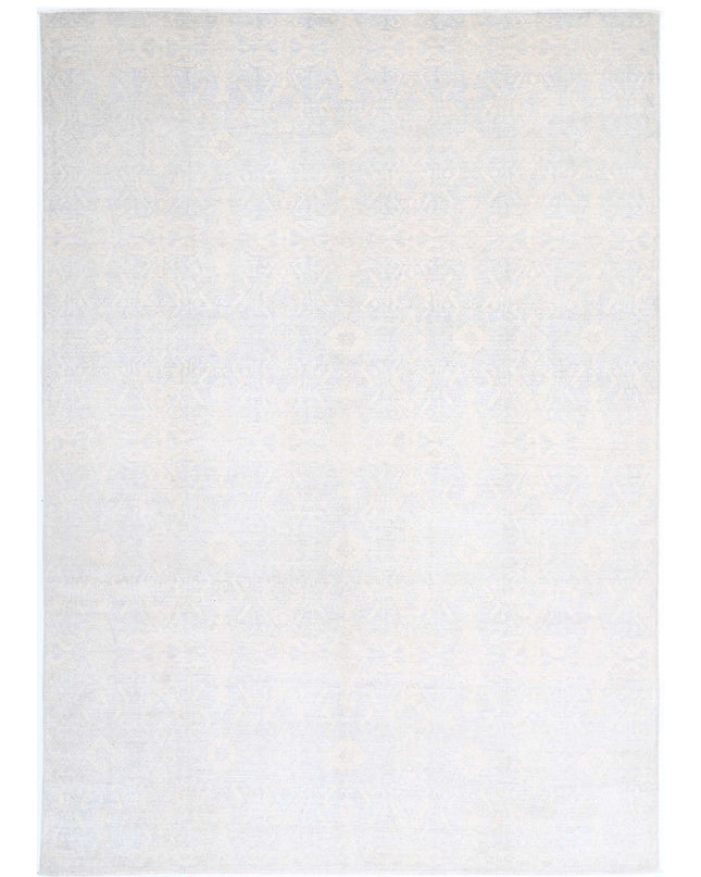 Artemix 9' 4" X 13' 1" Hand Knotted Wool Rug 9' 4" X 13' 1" (284 X 399) / Grey / Wool