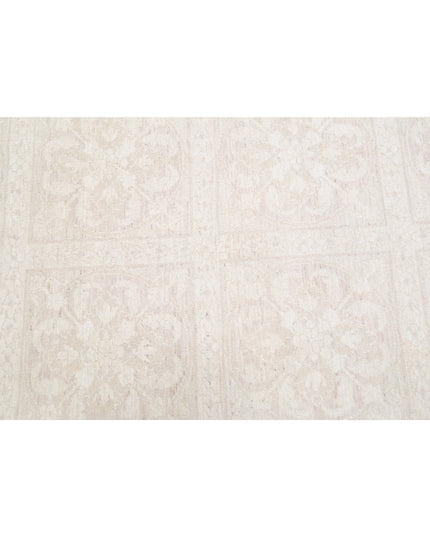 Artemix 12' 2" X 14' 9" Hand Knotted Wool Rug 12' 2" X 14' 9" (371 X 450) / Ivory / Wool