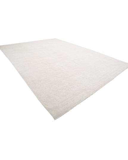 Artemix 12' 0" X 16' 2" Hand Knotted Wool Rug 12' 0" X 16' 2" (366 X 493) / Ivory / Wool