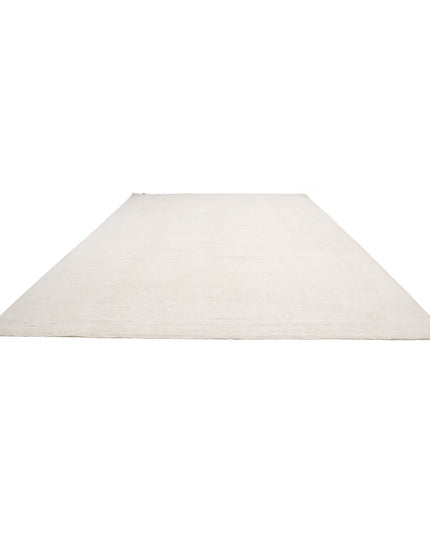 Artemix 12' 0" X 16' 2" Hand Knotted Wool Rug 12' 0" X 16' 2" (366 X 493) / Ivory / Wool