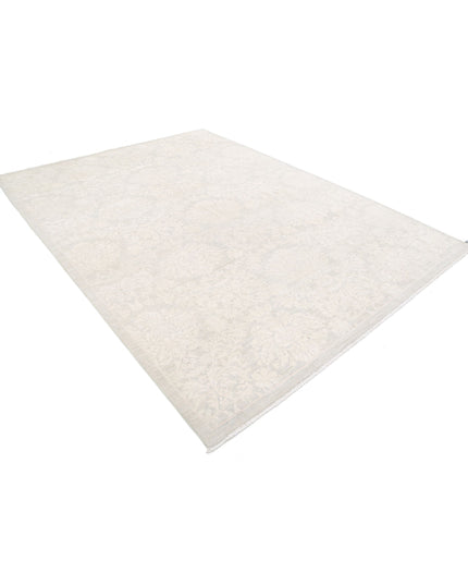Artemix 7' 8" X 10' 2" Hand Knotted Wool Rug 7' 8" X 10' 2" (234 X 310) / Ivory / Wool