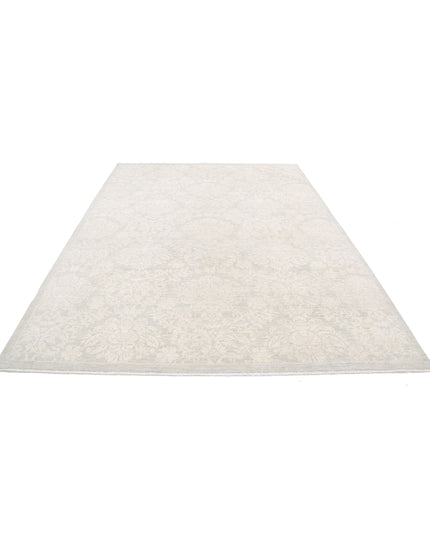 Artemix 7' 8" X 10' 2" Hand Knotted Wool Rug 7' 8" X 10' 2" (234 X 310) / Ivory / Wool