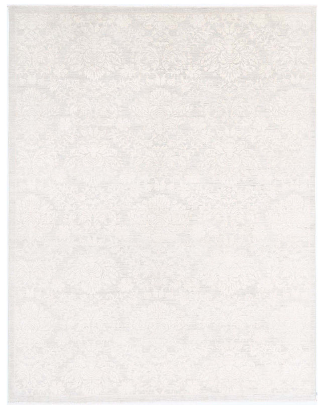 Artemix 7' 8" X 10' 2" Hand Knotted Wool Rug 7' 8" X 10' 2" (234 X 310) / Ivory / Wool
