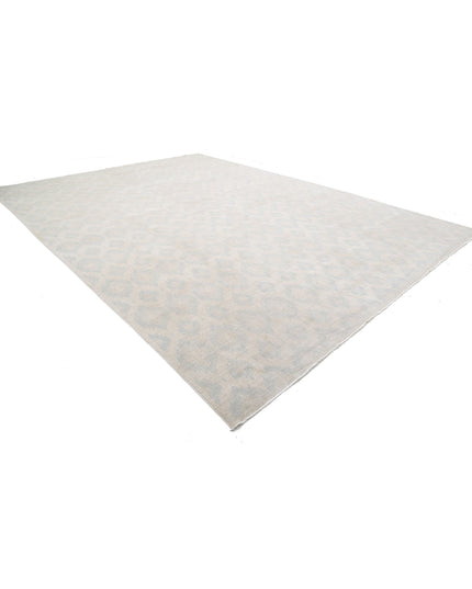 Artemix 12' 6" X 17' 1" Hand Knotted Wool Rug 12' 6" X 17' 1" (381 X 521) / Ivory / Wool