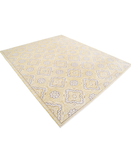Artemix 8' 0" X 9' 6" Hand Knotted Wool Rug 8' 0" X 9' 6" (244 X 290) / Gold / Wool