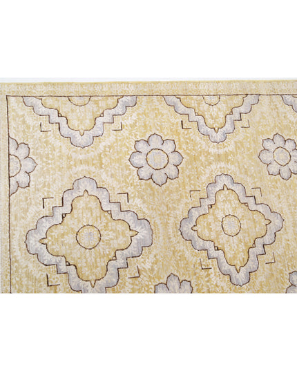 Artemix 8' 0" X 9' 6" Hand Knotted Wool Rug 8' 0" X 9' 6" (244 X 290) / Gold / Wool
