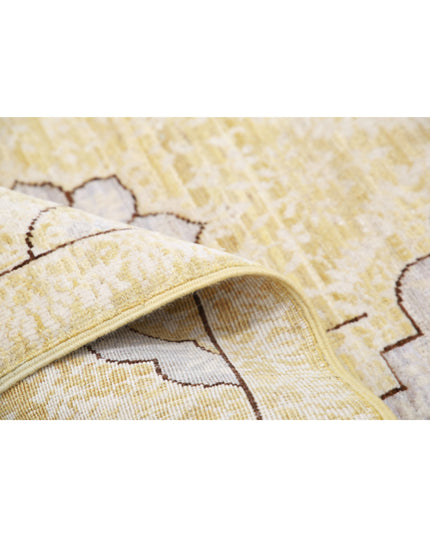 Artemix 8' 0" X 9' 6" Hand Knotted Wool Rug 8' 0" X 9' 6" (244 X 290) / Gold / Wool