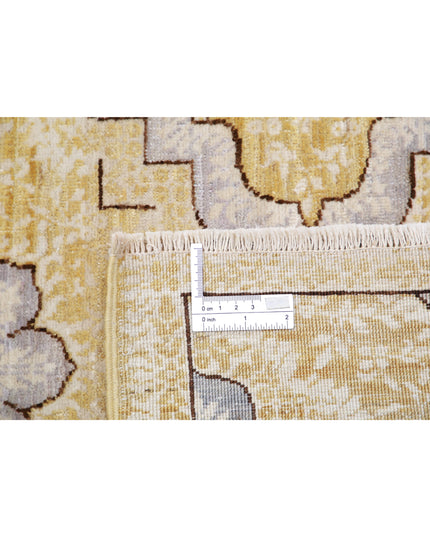 Artemix 8' 0" X 9' 6" Hand Knotted Wool Rug 8' 0" X 9' 6" (244 X 290) / Gold / Wool