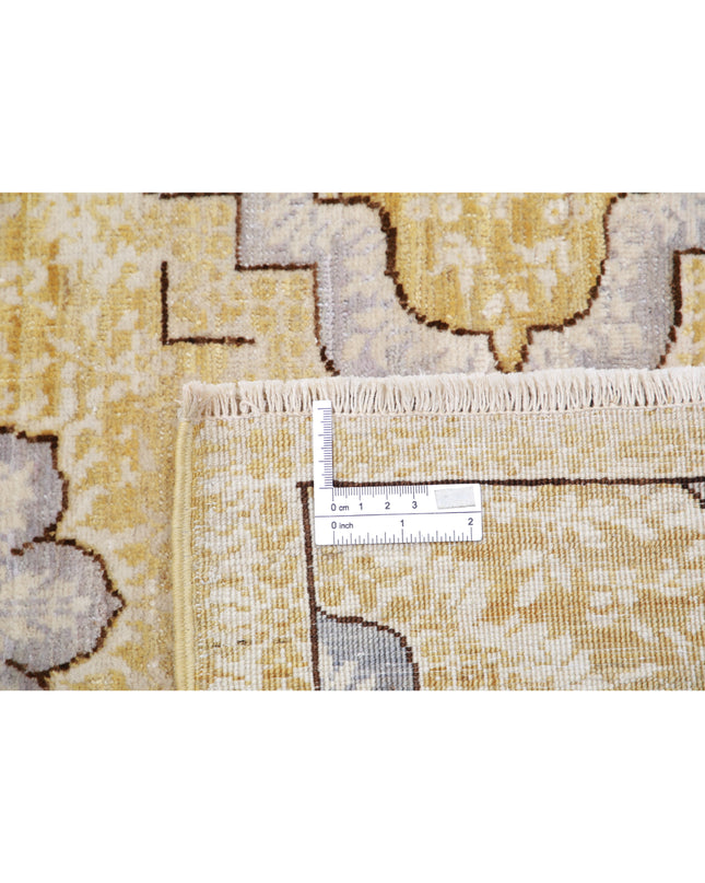Artemix 8' 0" X 9' 6" Hand Knotted Wool Rug 8' 0" X 9' 6" (244 X 290) / Gold / Wool