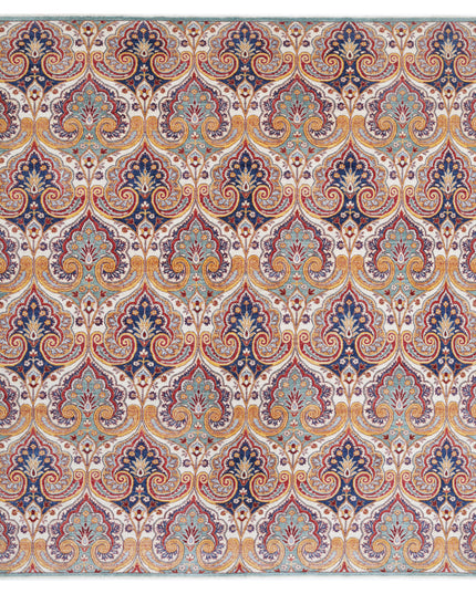 Artemix 8' 7" X 9' 9" Hand Knotted Wool Rug 8' 7" X 9' 9" (262 X 297) / Green / Wool