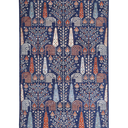 Artemix 9' 1" X 15' 8" Hand Knotted Wool Rug 9' 1" X 15' 8" (277 X 478) / Blue / Wool