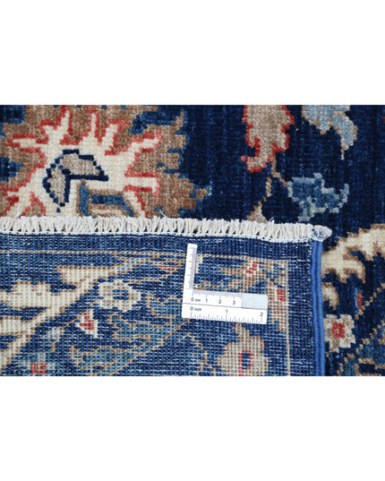 Artemix 5' 4" X 7' 6" Hand Knotted Wool Rug 5' 4" X 7' 6" (162 X 229) / Blue / Wool