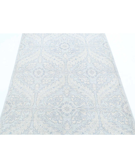 Artemix 4' 0" X 6' 2" Hand Knotted Wool Rug 4' 0" X 6' 2" (122 X 188) / Ivory / Wool