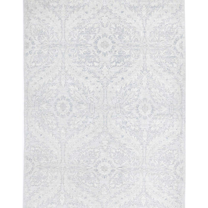 Artemix 4' 0" X 6' 2" Hand Knotted Wool Rug 4' 0" X 6' 2" (122 X 188) / Ivory / Wool