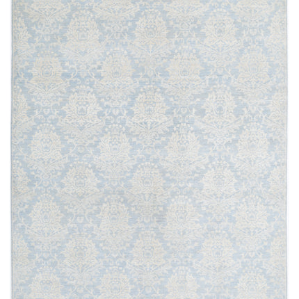 Artemix 7' 9" X 10' 0" Hand Knotted Wool Rug 7' 9" X 10' 0" (236 X 305) / Grey / Wool