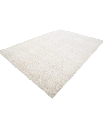 Artemix 8' 7" X 12' 2" Hand Knotted Wool Rug 8' 7" X 12' 2" (262 X 371) / Taupe / Wool