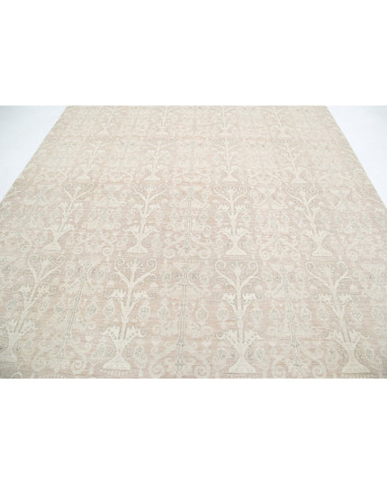 Artemix 8' 7" X 12' 2" Hand Knotted Wool Rug 8' 7" X 12' 2" (262 X 371) / Taupe / Wool