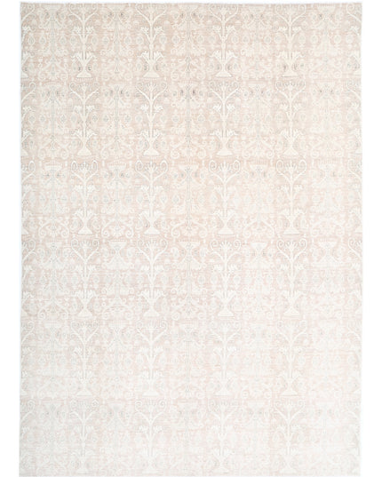 Artemix 8' 7" X 12' 2" Hand Knotted Wool Rug 8' 7" X 12' 2" (262 X 371) / Taupe / Wool