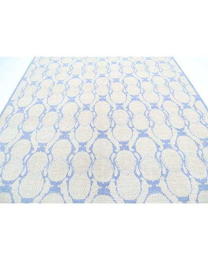 Artemix 8' 10" X 11' 5" Hand Knotted Wool Rug 8' 10" X 11' 5" (269 X 348) / Blue / Wool