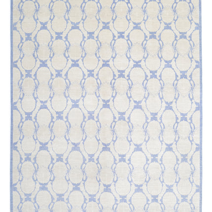 Artemix 8' 10" X 11' 5" Hand Knotted Wool Rug 8' 10" X 11' 5" (269 X 348) / Blue / Wool