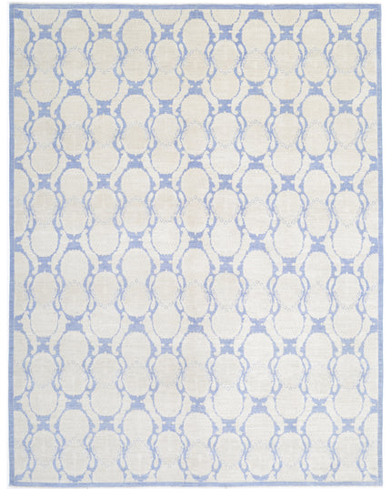Artemix 8' 10" X 11' 5" Hand Knotted Wool Rug 8' 10" X 11' 5" (269 X 348) / Blue / Wool