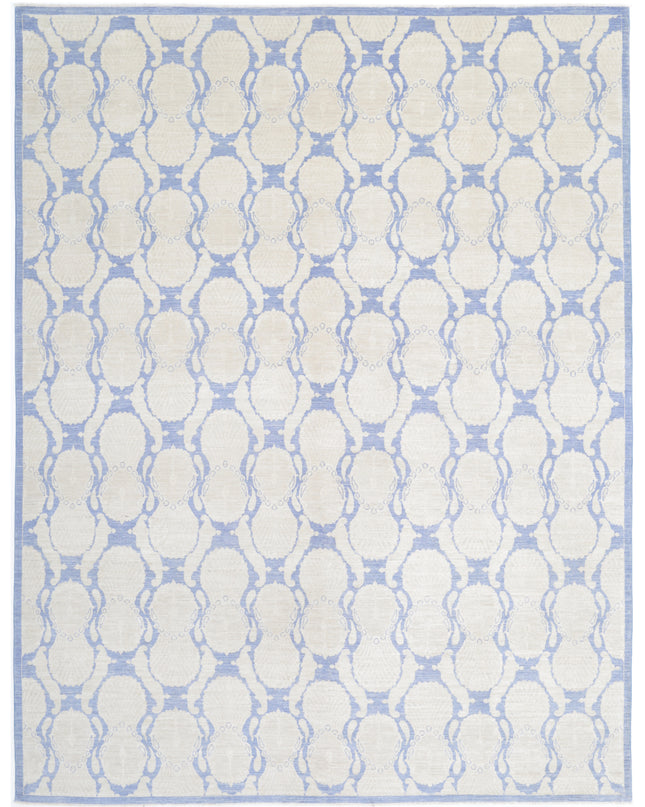 Artemix 8' 10" X 11' 5" Hand Knotted Wool Rug 8' 10" X 11' 5" (269 X 348) / Blue / Wool